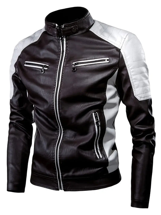 Simon - veste de biker stylée pour hommes