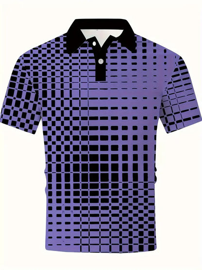 David - chemise de golf à manches courtes avec revers et couleur contrastée