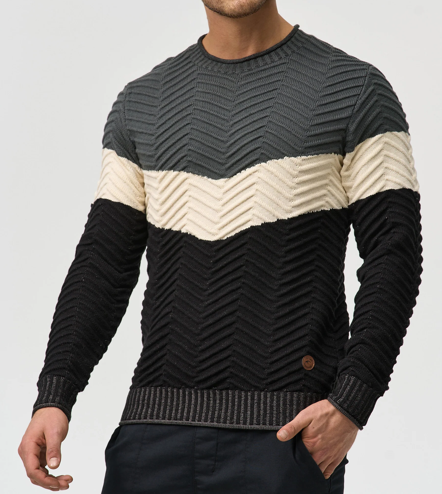 TOMMY - Pull en coton stylé pour hommes (design italien)