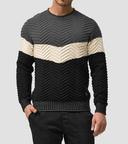 TOMMY - Pull en coton stylé pour hommes (design italien)