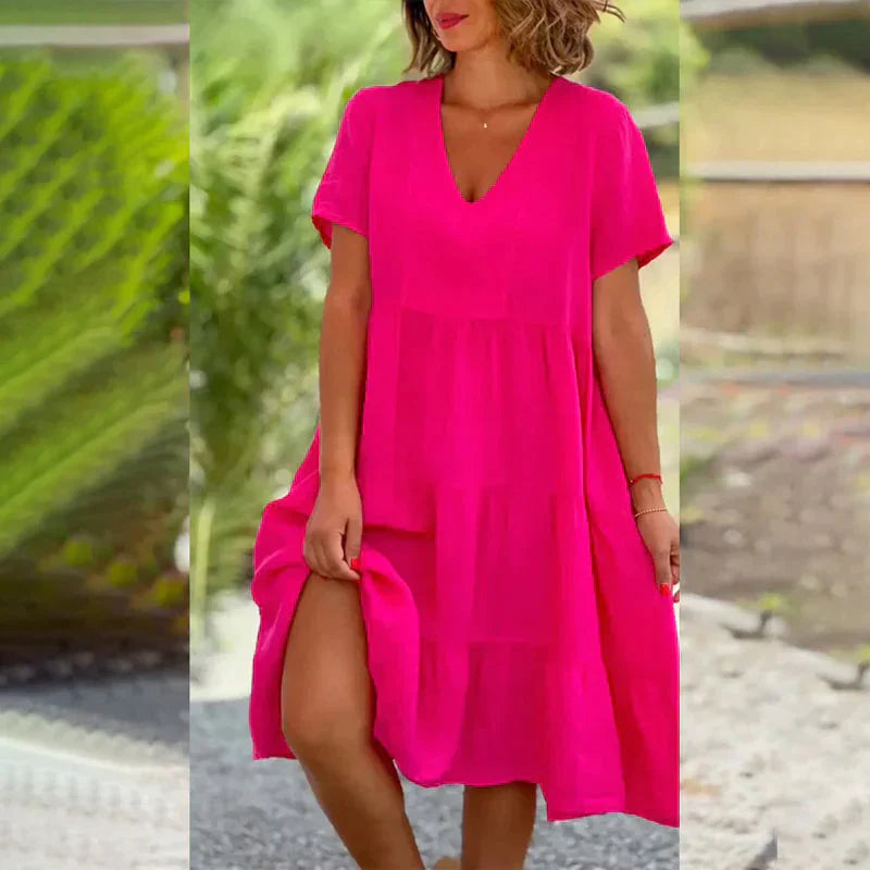 RUBINA - Robe de loisirs stylée dans les couleurs tendance actuelles pour l'été