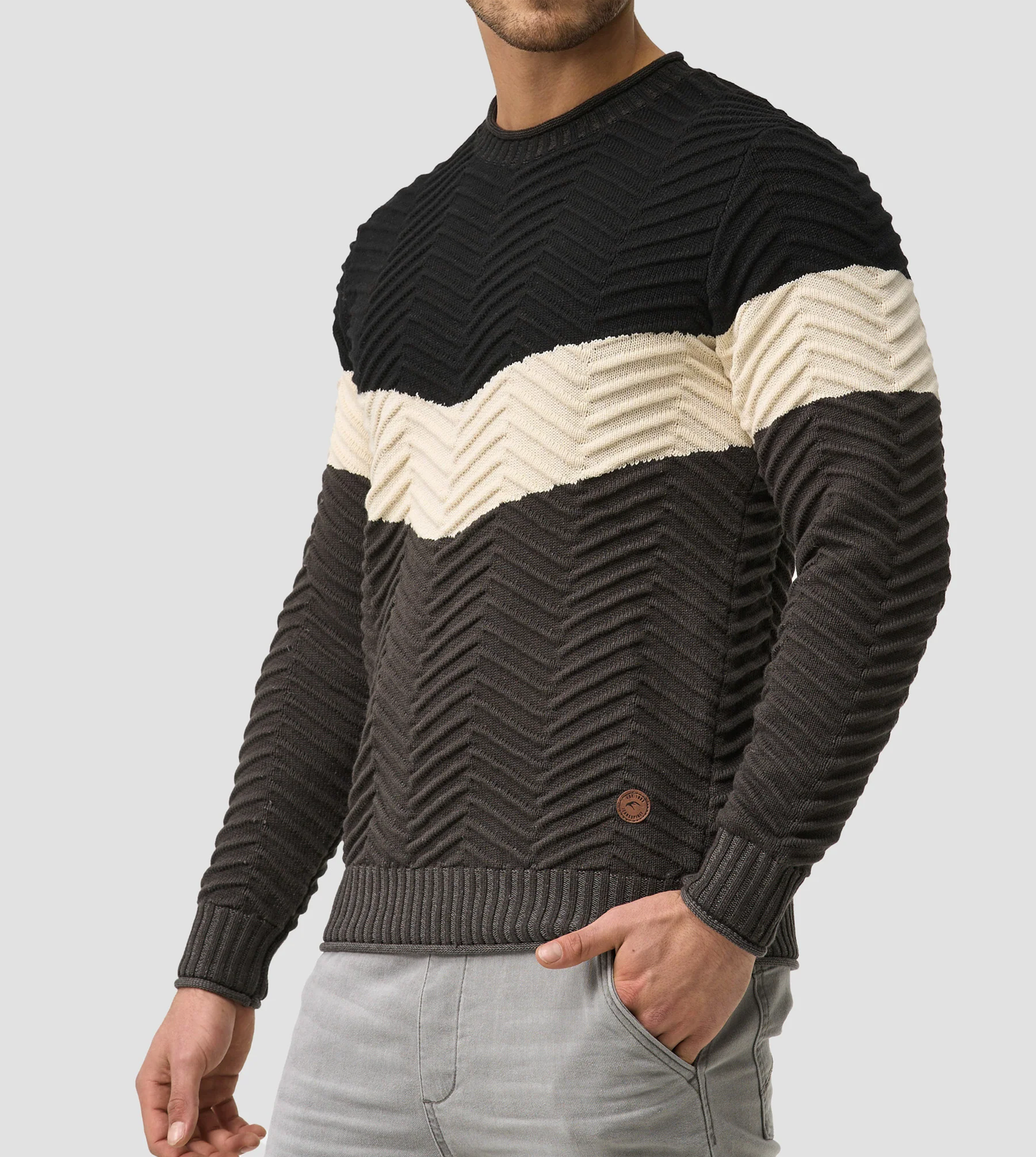 TOMMY - Pull en coton stylé pour hommes (design italien)