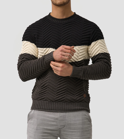 TOMMY - Pull en coton stylé pour hommes (design italien)