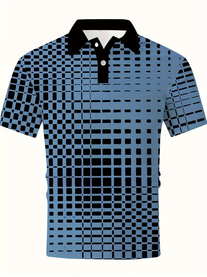 David - chemise de golf à manches courtes avec revers et couleur contrastée