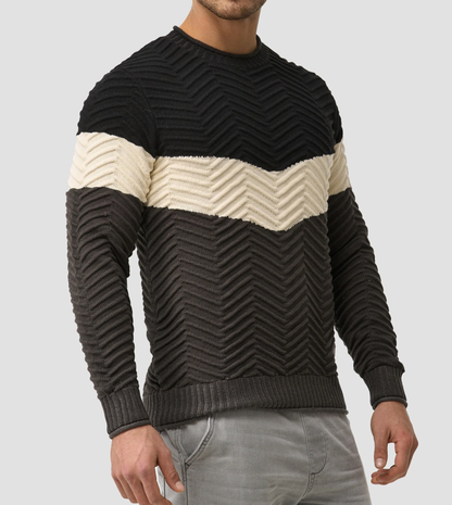 TOMMY - Pull en coton stylé pour hommes (design italien)