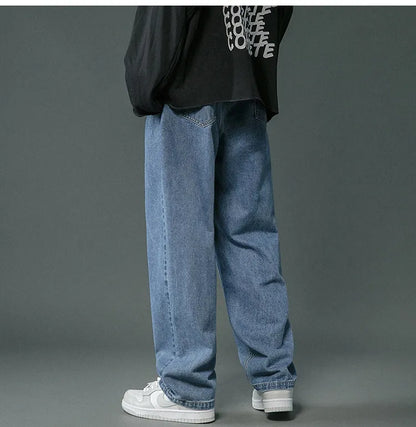 Brett - pantalons baggy en denim rétro