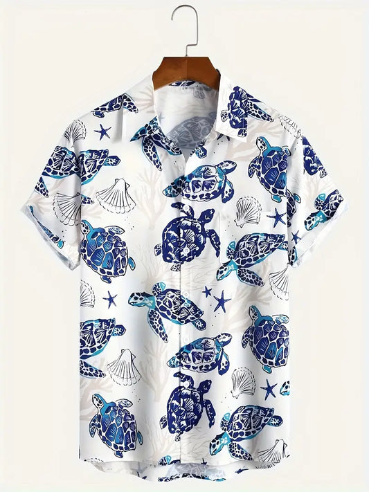 Carter - chemise tortue style hawaïen pour homme