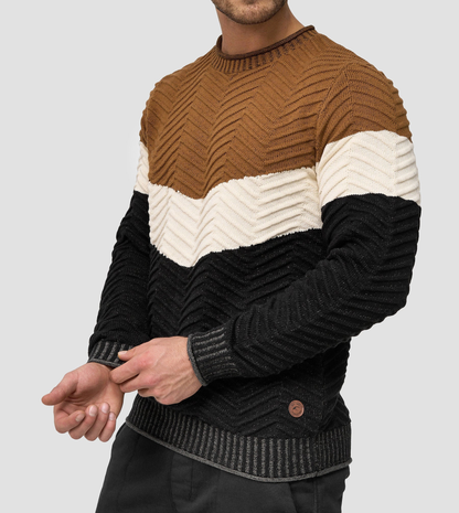 TOMMY - Pull en coton stylé pour hommes (design italien)