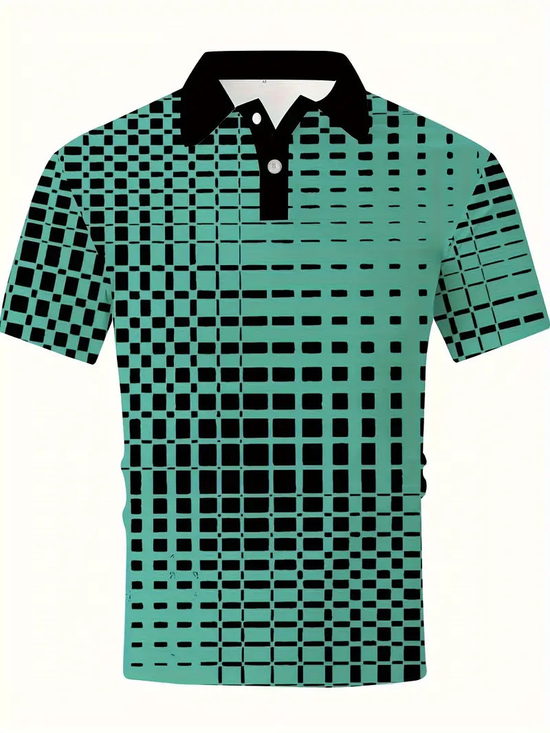 David - chemise de golf à manches courtes avec revers et couleur contrastée