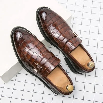 Edward - Chaussures en crocodile pour hommes