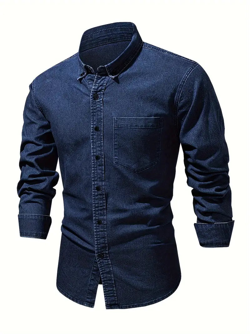 Alexander - chemise en jean à manches longues pour homme