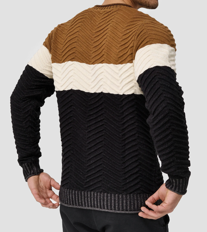 TOMMY - Pull en coton stylé pour hommes (design italien)