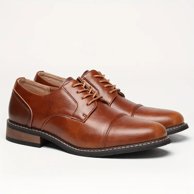 Harrison - solides chaussures derby vintage pour hommes