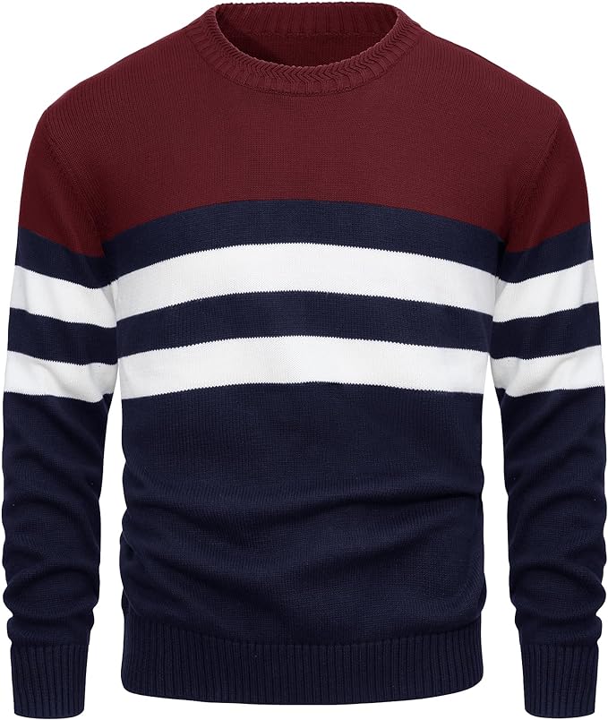 TOMMY - Pull en coton stylé pour hommes (design italien)