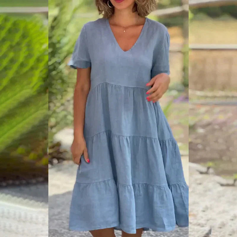 RUBINA - Robe de loisirs stylée dans les couleurs tendance actuelles pour l'été