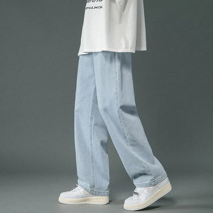 Brett - pantalons baggy en denim rétro