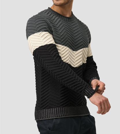 TOMMY - Pull en coton stylé pour hommes (design italien)