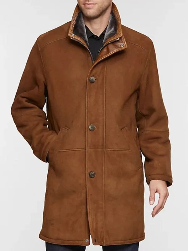 Timothy - veste d'hiver longue, pelucheuse et imperméable