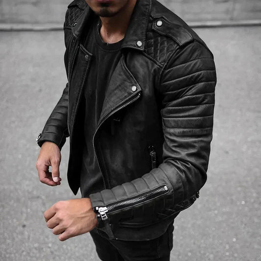 Abe - Veste en cuir pour homme