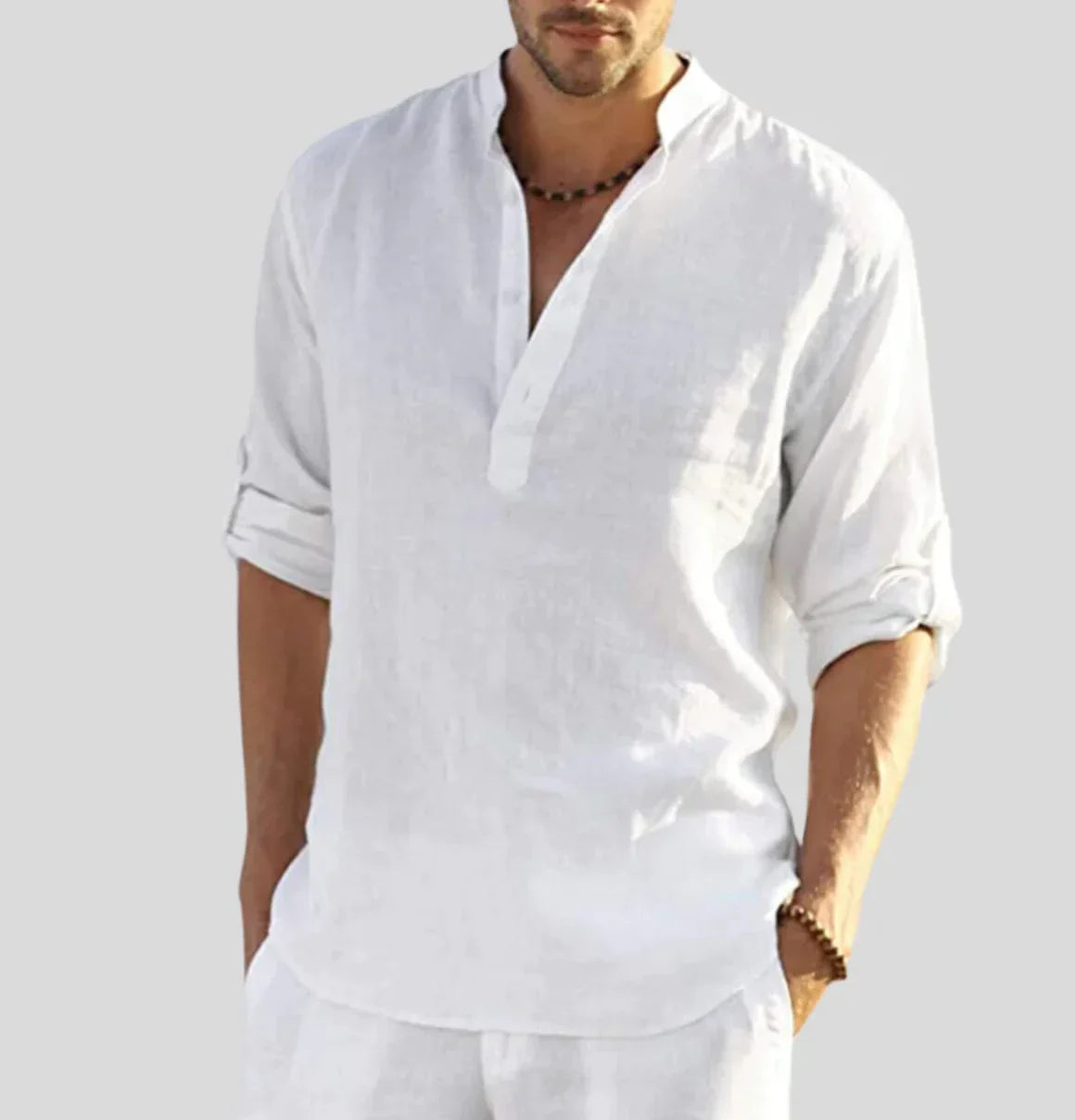 Adriano - Chemise en lin pour homme