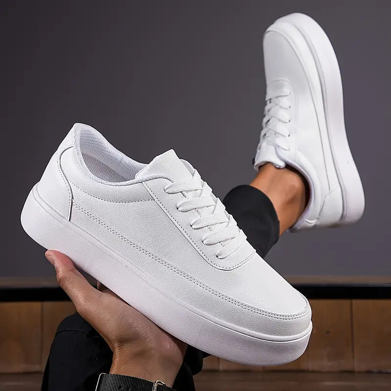 Andrew - Chaussures de skate blanches pour hommes