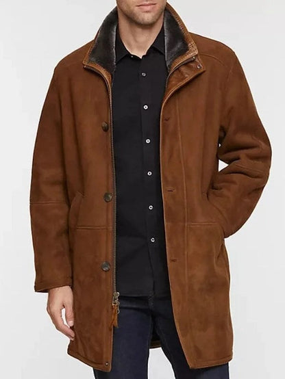 Timothy - veste d'hiver longue, pelucheuse et imperméable