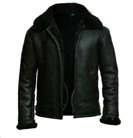 veste en cuir confortable style bomber pour hommes | idéal pour toutes les saisons