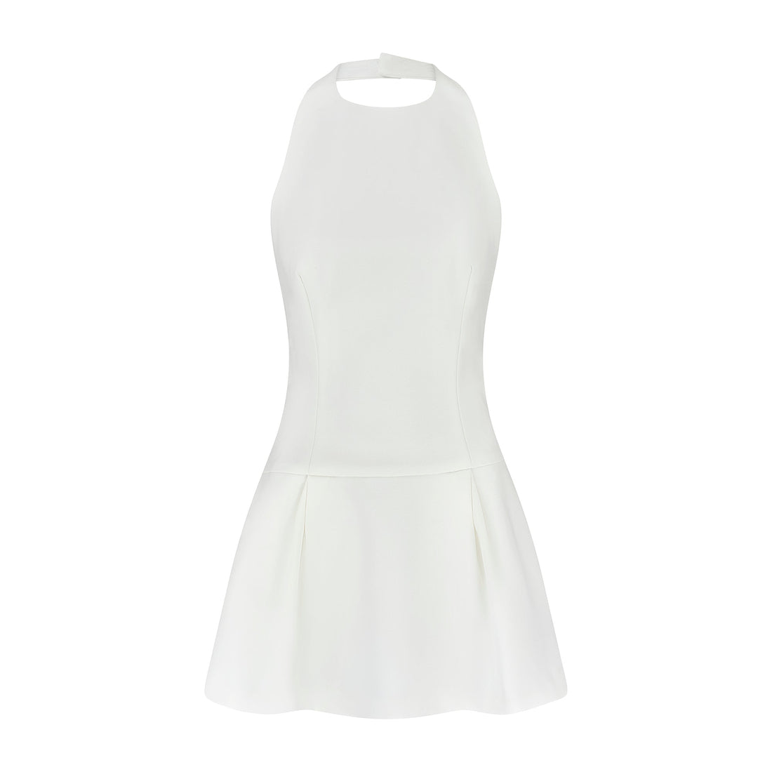 Sasha | L'ultime mini-robe blanche de muse avec chemise tombante