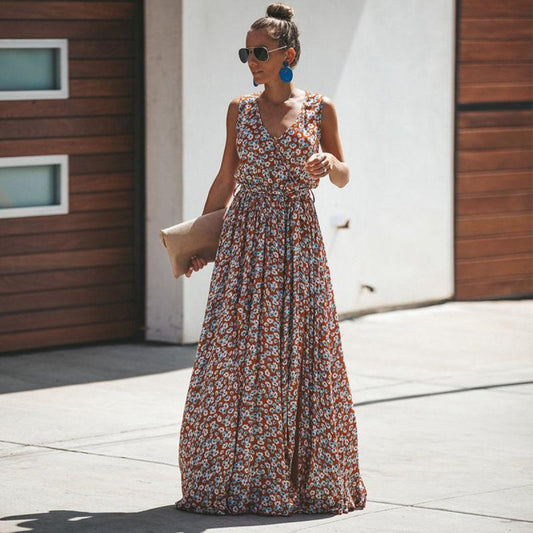 robe maxi d'été chic | selerine