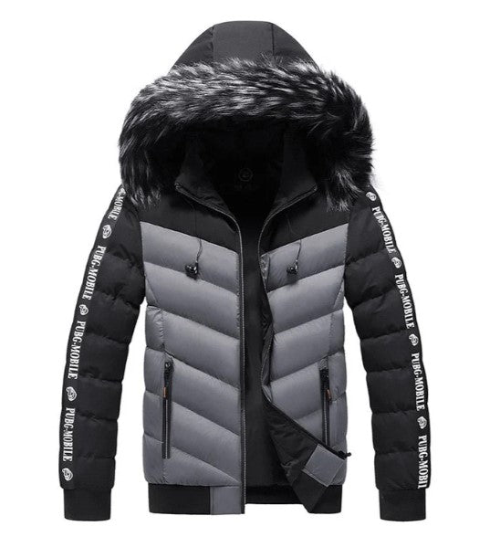 Berno - veste d'hiver bicolore pour hommes