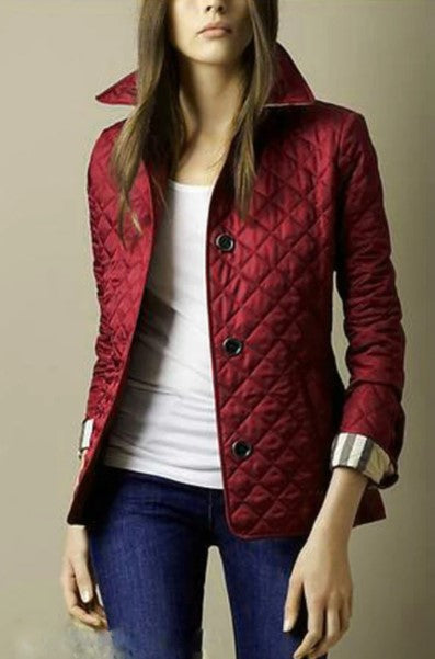 Veste en soie et coton Evie slim