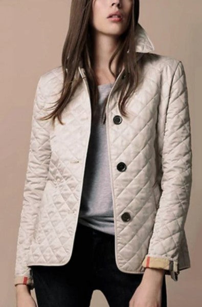 Veste en soie et coton Evie slim