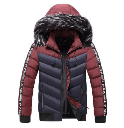 Berno - veste d'hiver bicolore pour hommes