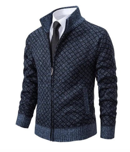 Veste en tricot jacquard