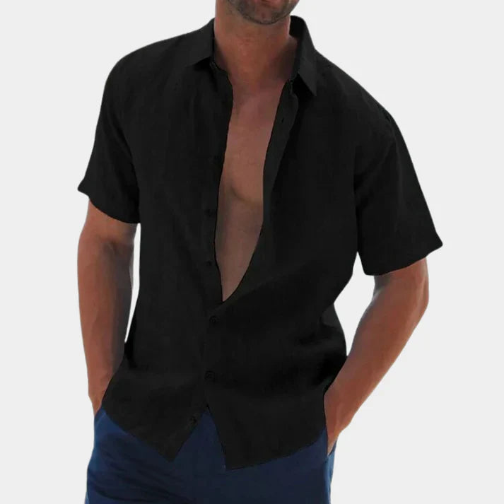 Chemise à manches courtes pour hommes