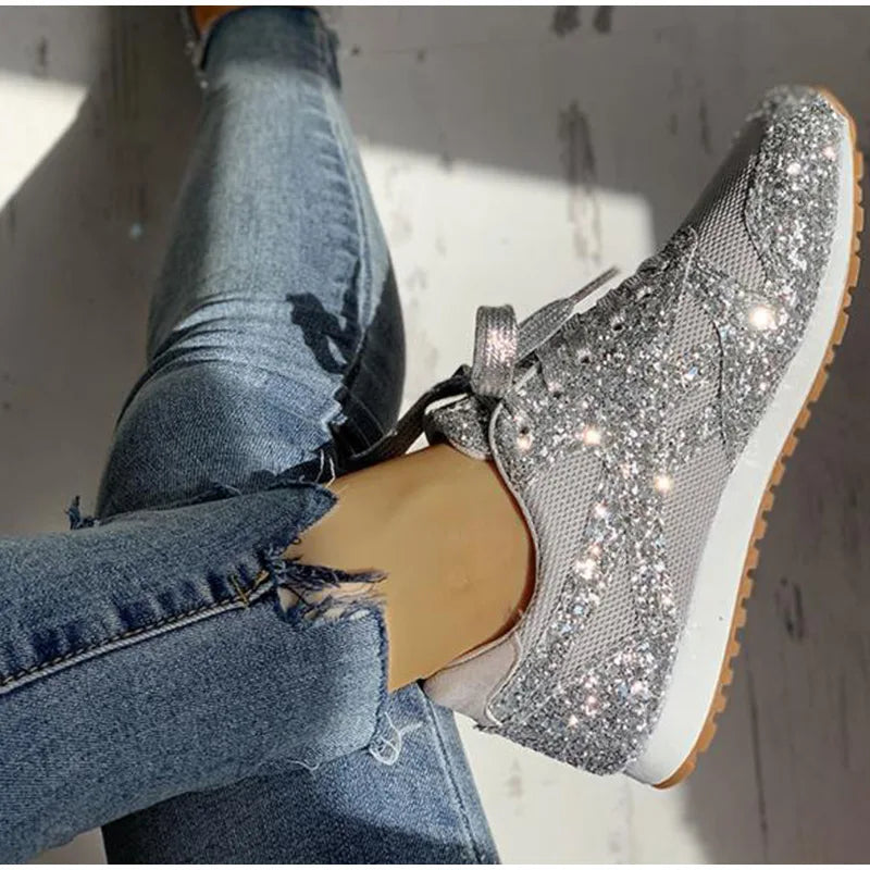 Kiari - chaussures de sport à paillettes pour femmes