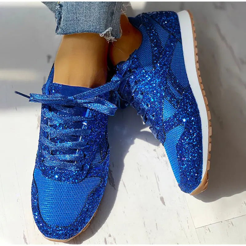 Kiari - chaussures de sport à paillettes pour femmes