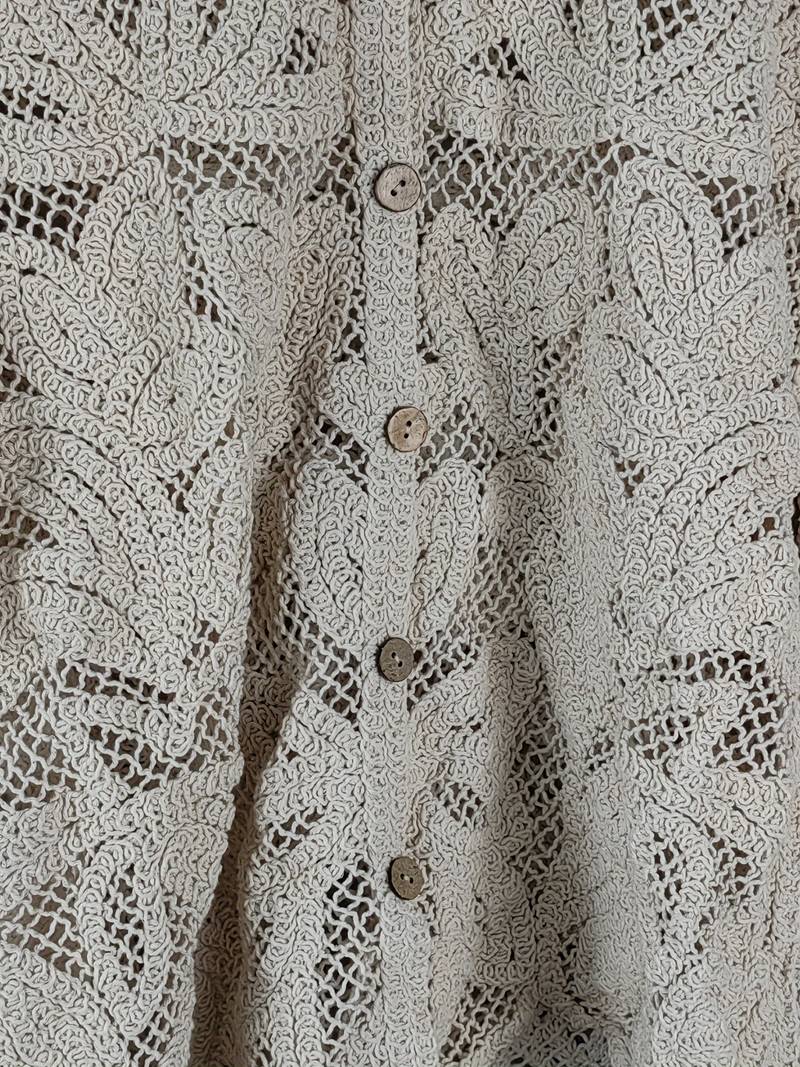 Aria - chemise à manches longues en dentelle avec motif à fleurs