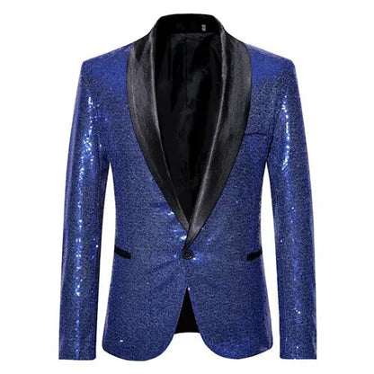 Caleb - veste de costume de squin brillant