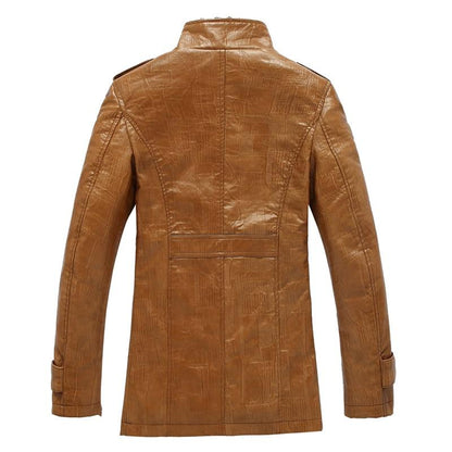 VICTOR - VESTE COUPE-VENT EN CUIR SUPER BELLE ET CONFORTABLE