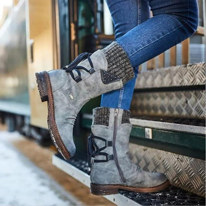 Snow boots -des chaussures extrêmement confortables et chaudes avec des semelles orthopédiques