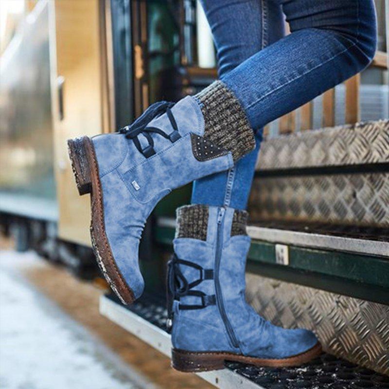 Snow boots -des chaussures extrêmement confortables et chaudes avec des semelles orthopédiques