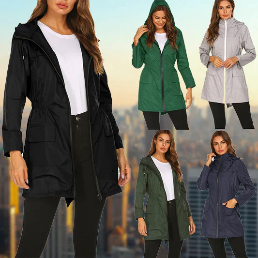 Veste de pluie imperméable pour femmes en extérieur